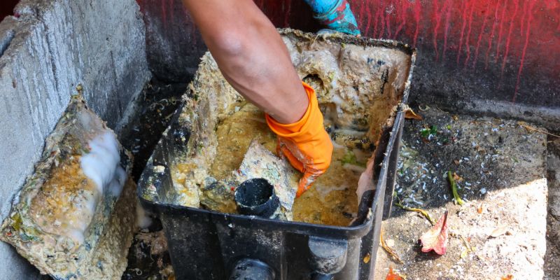 Como desentupir caixa de gordura em Duque de Caxias
